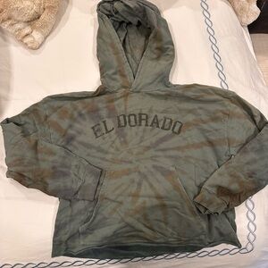 Electric & Rose Green Tie Dye Hoodie